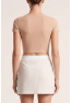Jupe courte blanche Cassandra