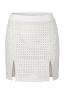 Jupe courte blanche Cassandra