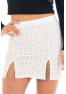 Jupe courte blanche Cassandra