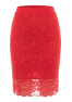 Jupe longue rouge Catalina