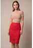 Jupe longue rouge Catalina