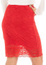 Jupe longue rouge Catalina