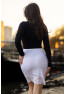 Jupe longue blanche Catalina