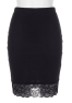 Jupe longue noire Maria
