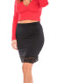 Jupe longue noire Maria