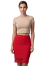 Jupe longue rouge Maria