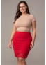 Jupe longue rouge Maria