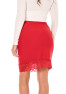 Jupe longue rouge Maria