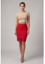 Jupe longue rouge Maria