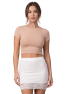 Jupe courte blanche Marina