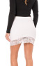 Jupe courte blanche Marina
