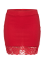 Jupe courte rouge Marina