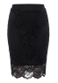 Jupe longue noire Catalina
