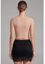 Jupe courte noire Camélia