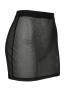 Jupe noire en résille transparente Maya