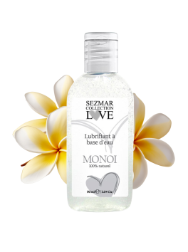 Lubrifiant à base d'eau 100% naturel Monoï 90 ml 