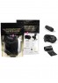 Coffret plaisir menottes masque mini vibro et gel intime