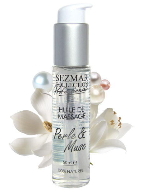 Huile de massage professionnelle Perle Musc 100% naturelle 50 ml 