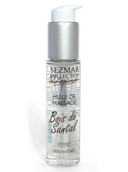Huile de massage professionnelle Bois de Santal 100% naturelle 50 ml 