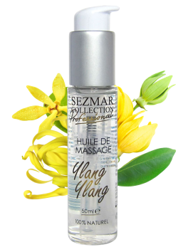 Huile de massage professionnelle Ylang Ylang 100% naturelle 50 ml 