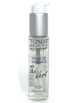 Huile de massage professionnelle Thé Vert 100% naturelle 50 ml 