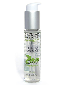 Huile de massage professionnelle ZEN 100% naturelle 50 ml 