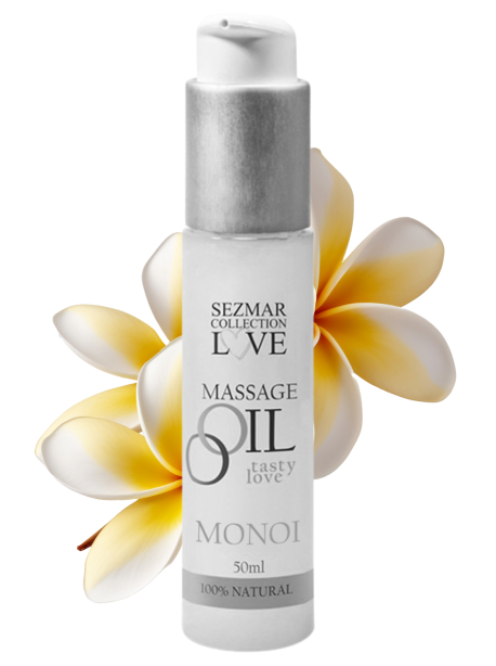 Huile de massage 100% naturelle monoï 50ml 