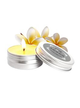 Mini Bougie de massage Monoï 30ml 100% naturelle 
