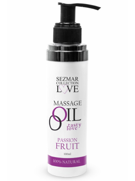 Huile de massage comestible Fruit de la passion 100ml 100% naturelle