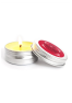 Mini Bougie de massage mousse de fraise 30ml 100% naturelle 