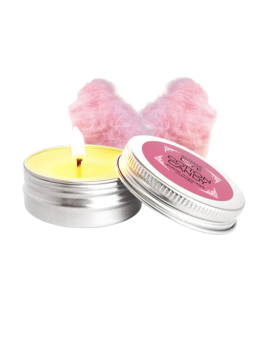 Mini Bougie de massage barbe à papa 30 ml 100% naturelle 