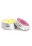 Mini Bougie de massage barbe à papa 30 ml 100% naturelle 