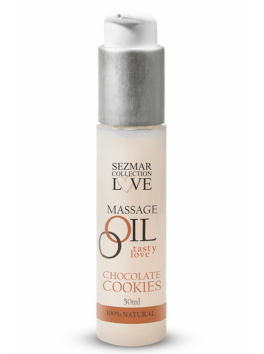 Huile de massage comestible cookie chocolat 50ml 