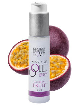 Huile de massage comestible Fruit de la passion 50ml