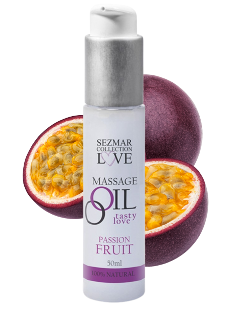 Huile de massage comestible Fruit de la passion 50ml