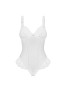 Weddya crotchless teddy - White