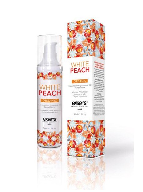 Warming White Peach Bio gourmet oil - 50ml exsens supplier