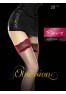 Nocturne Stockings - Black and Red