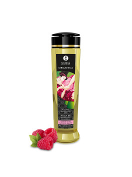 Huile de massage organique - Emotion de framboise - 240 ml