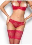 V-8253 culotte rouge à motifs avec ouverture par le fournisseur axami