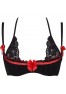 V-8291 Bra sexy for women black and red provider axami
