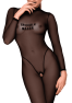 F387 Black Catsuit