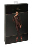 F387 Catsuit transparent noir