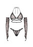 Addia 3 pieces lingerie set