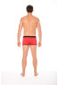 Mini-Pants rouge échancré avec zip 