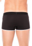 Mini-Pants noir échancré avec zip 