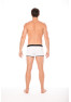 Mini-Pants blanc échancré avec zip 