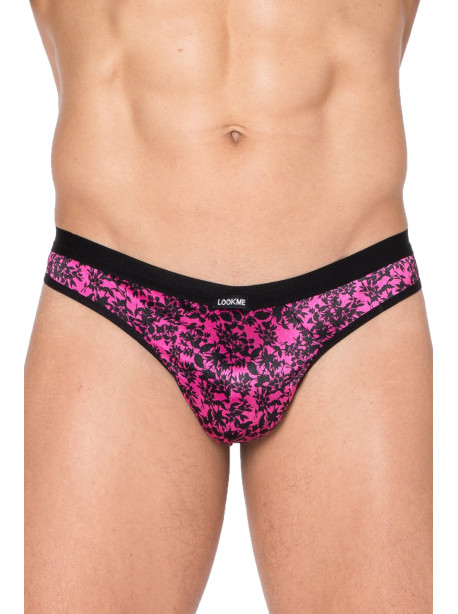 String imprimé rose et noir New Look 