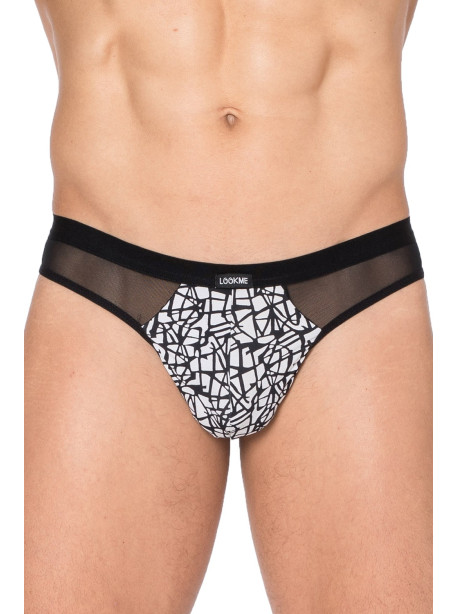 String imprimé noir et blanc New Look 