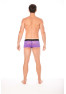 Boxer violet en dentelle délicate 